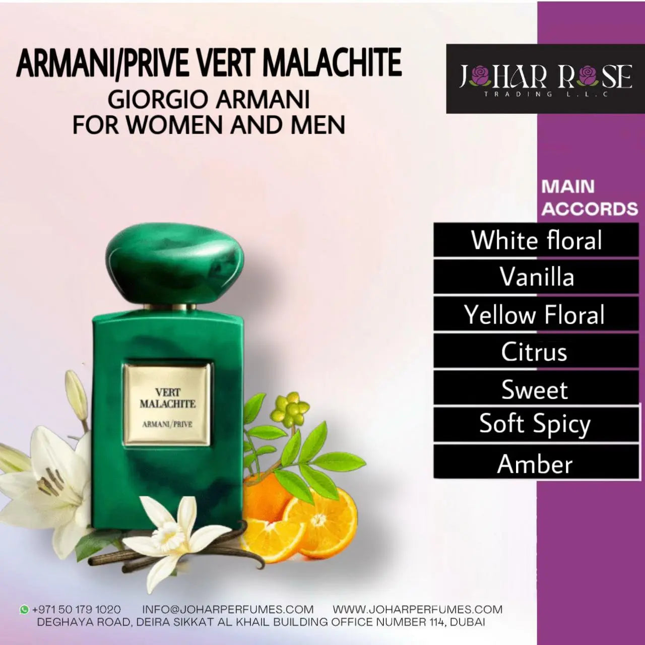 Customized Johar Rose Perfumes
