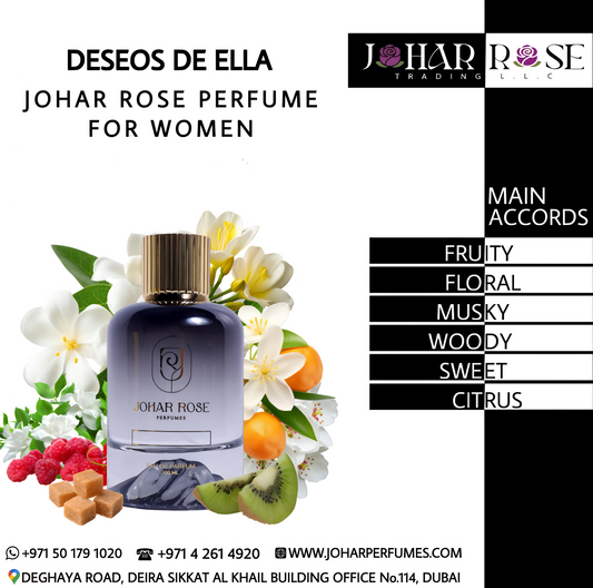 DESEOS DE ELLA JOHAR ROSE PERFUME
