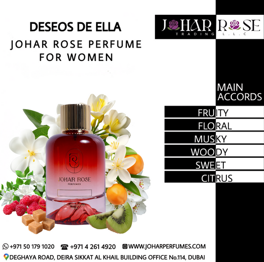 DESEOS DE ELLA JOHAR ROSE PERFUME
