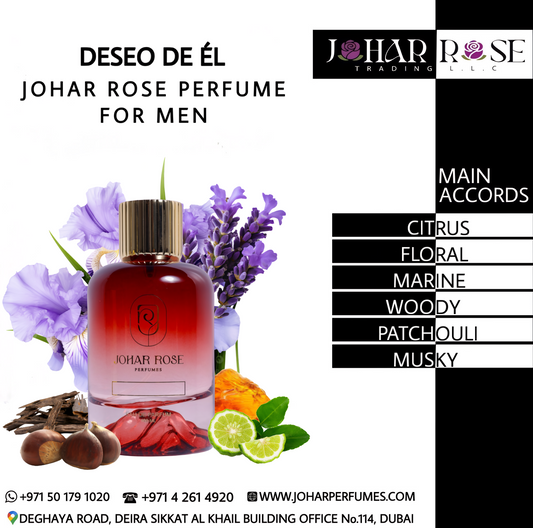 DESEO DE ÉL JOHAR ROSE PERFUME