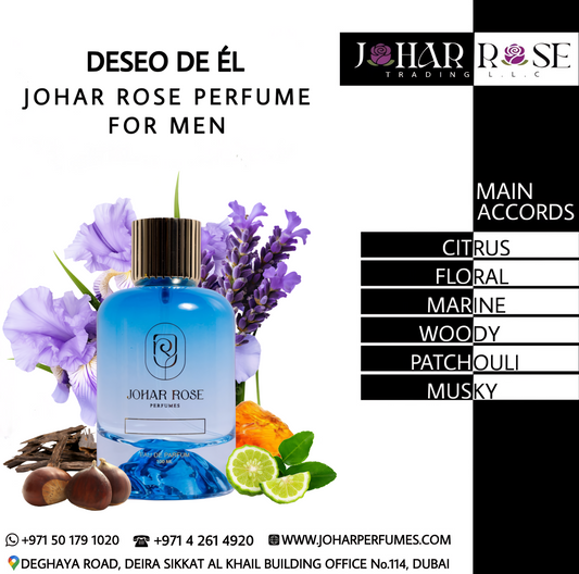 DESEO DE ÉL JOHAR ROSE PERFUME