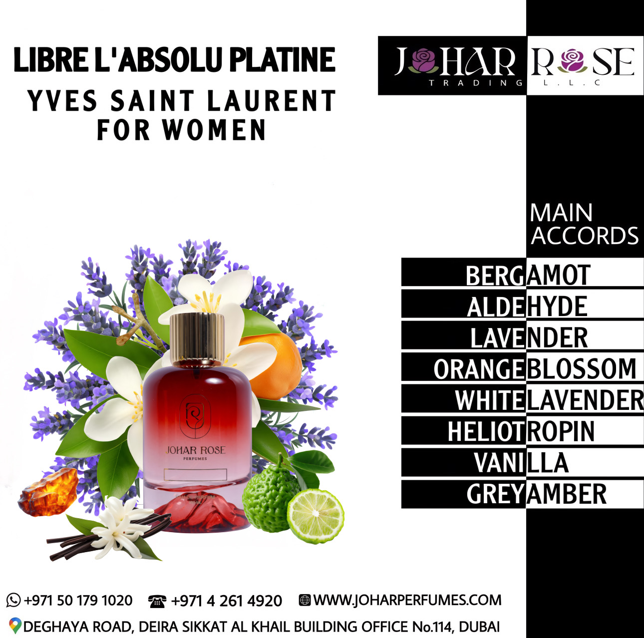 LIBRE L'ABSOLU PLATINE YVES SAINT LAURENT
