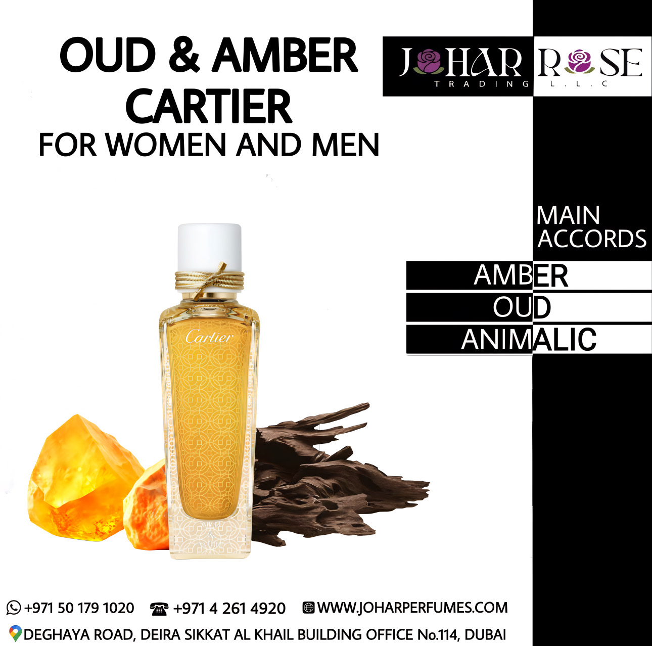 OUD AND AMBER CARTIER