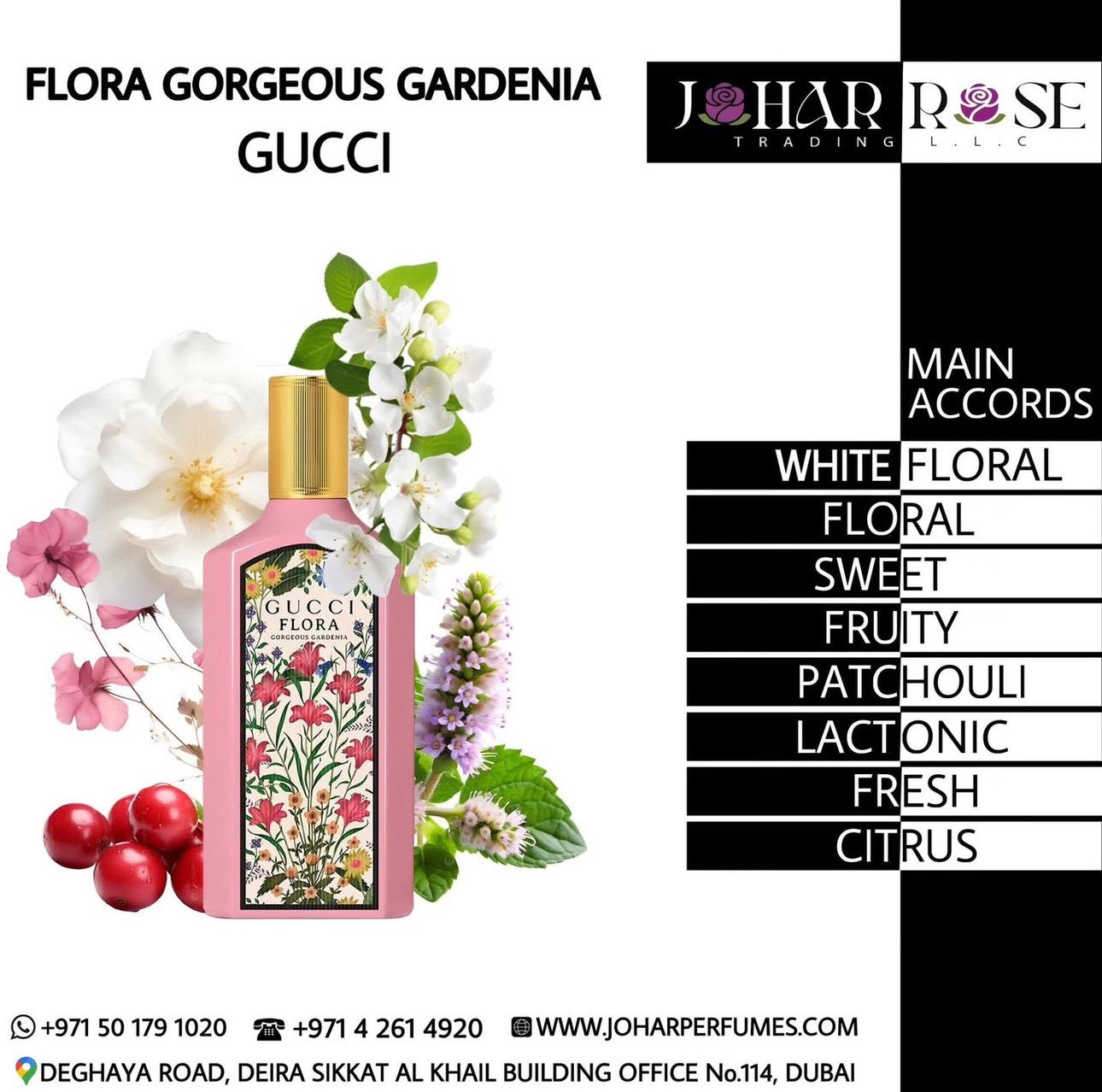 FLORA GORGEOUS GARDENIA