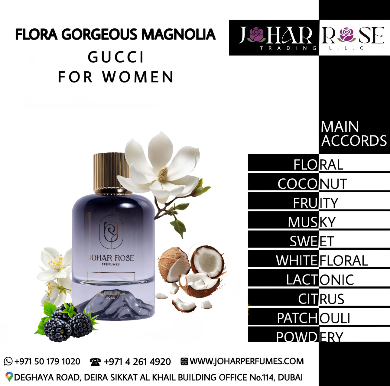 FLORA GORGEOUS MAGNOLIA