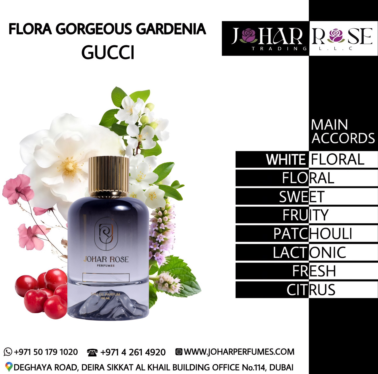 FLORA GORGEOUS GARDENIA