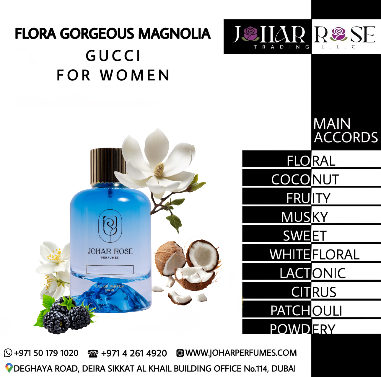 FLORA GORGEOUS MAGNOLIA