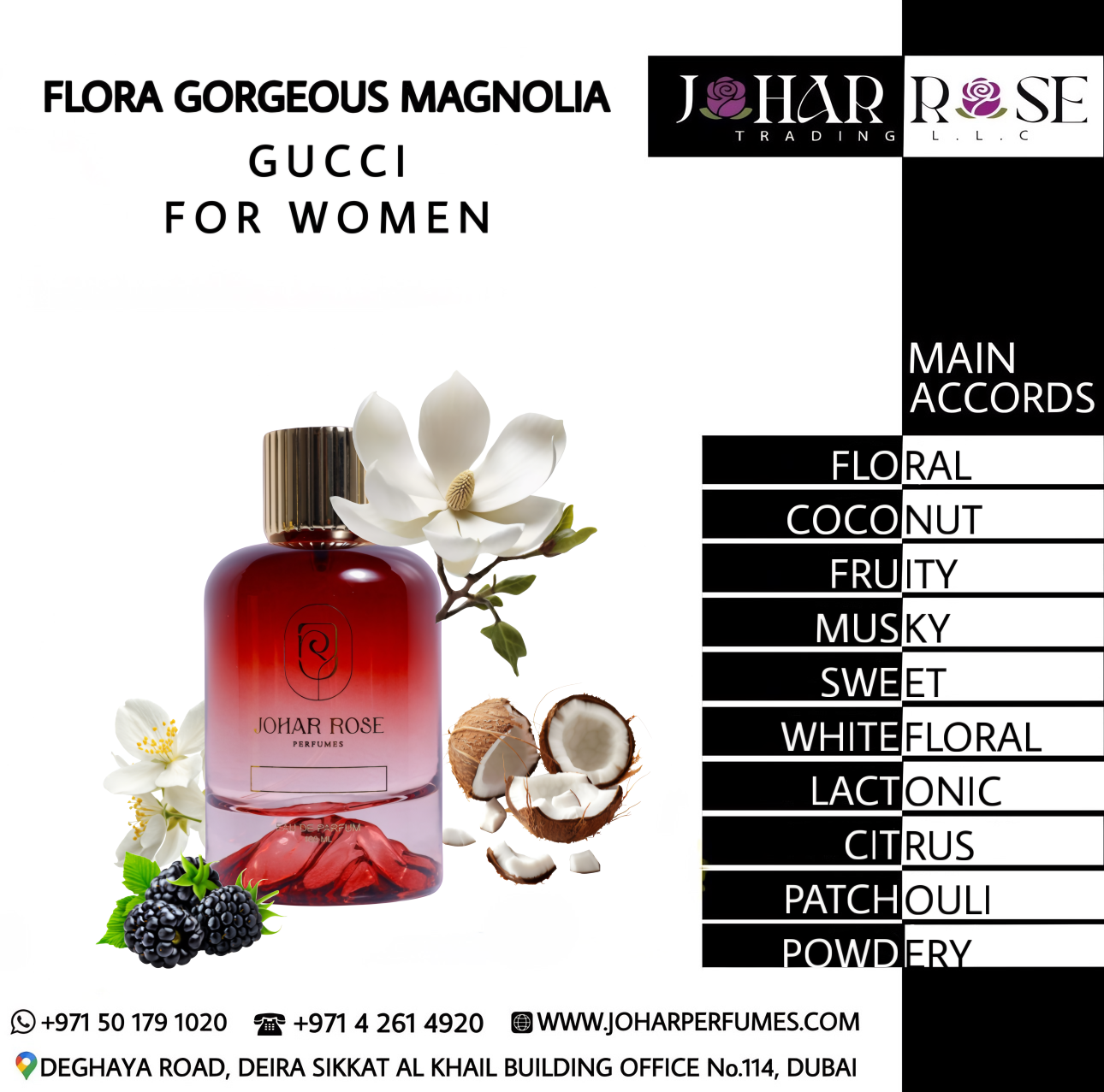 FLORA GORGEOUS MAGNOLIA